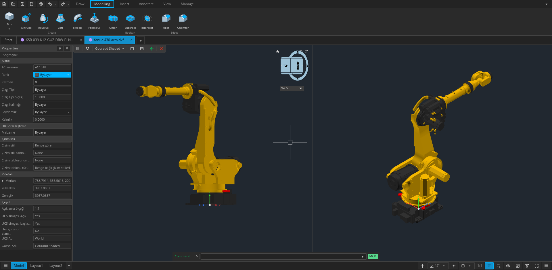 3D-Modell in Open CAD Studio