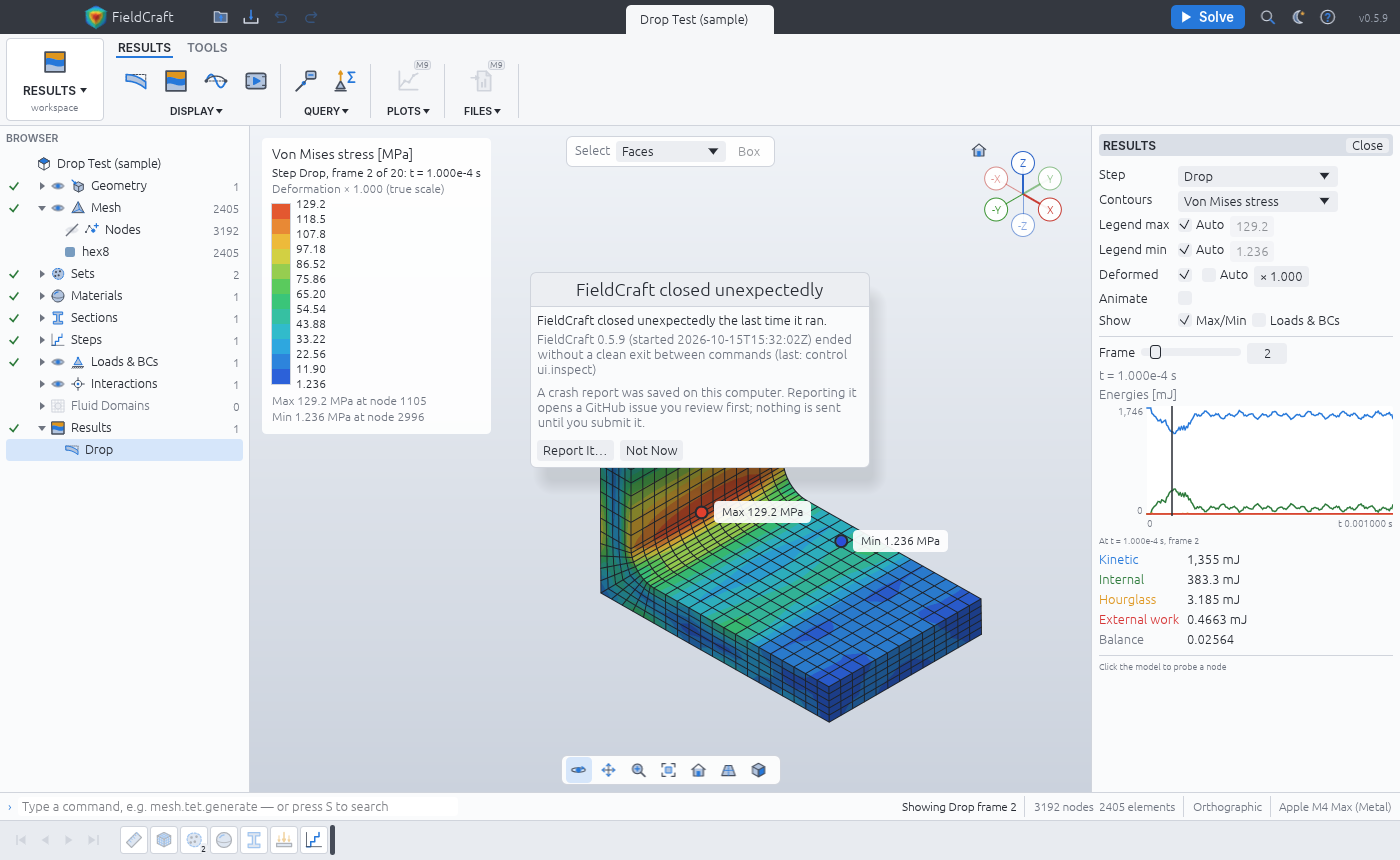 Drop test